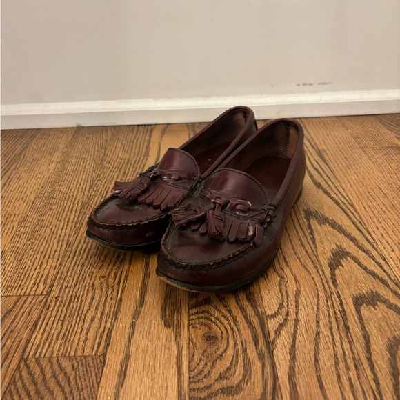 Vintage Brown Leather Loafers - Picture 1 of 6
